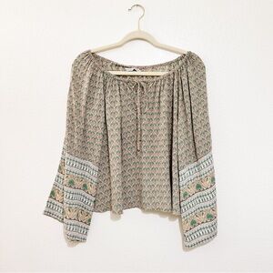 Faithfull the Brand Boho Off the Shoulder Top